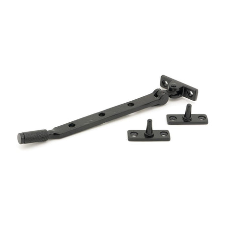 From The Anvil - Black 8" Brompton Stay | Sku. 46182 | Trade Door Handles.
