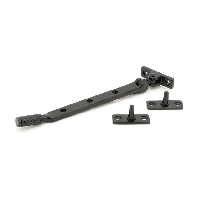 From The Anvil - Black 8" Brompton Stay | Sku. 46182 | Trade Door Handles.