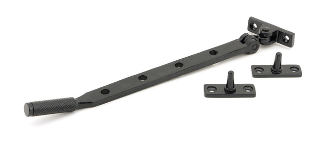 From The Anvil - Black 10" Brompton Stay | Sku. 46183 | Trade Door Handles.