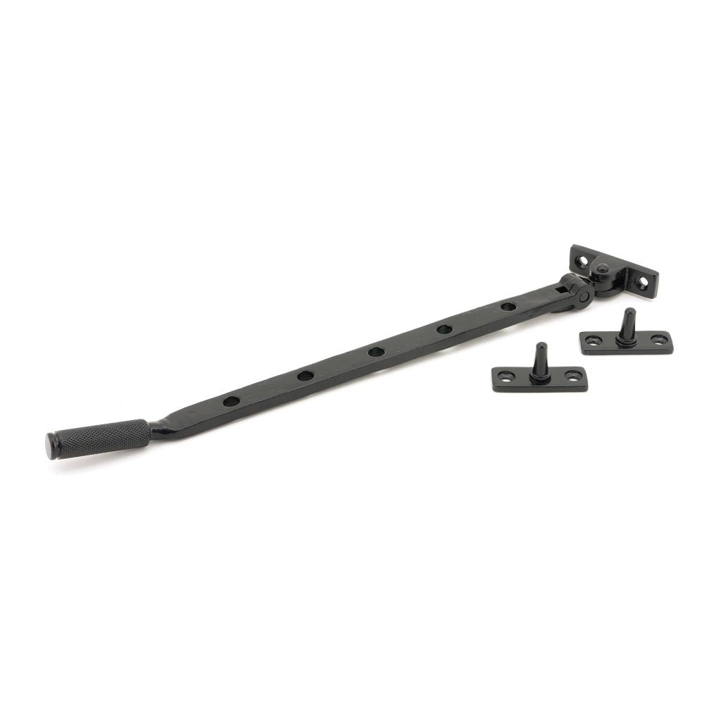 From The Anvil - Black 12" Brompton Stay | Sku. 46184 | Trade Door Handles.