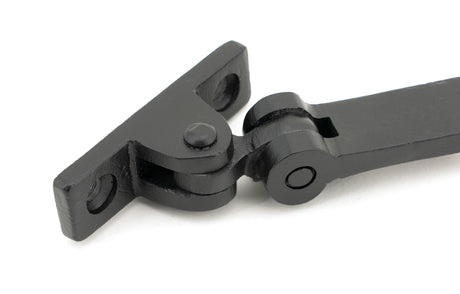 From The Anvil - Matt Black 8" Brompton Stay | Sku. 46185 | Trade Door Handles.