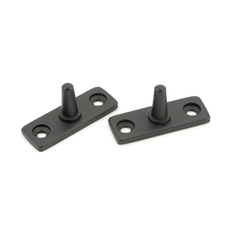 From The Anvil - Matt Black 8" Brompton Stay | Sku. 46185 | Trade Door Handles.