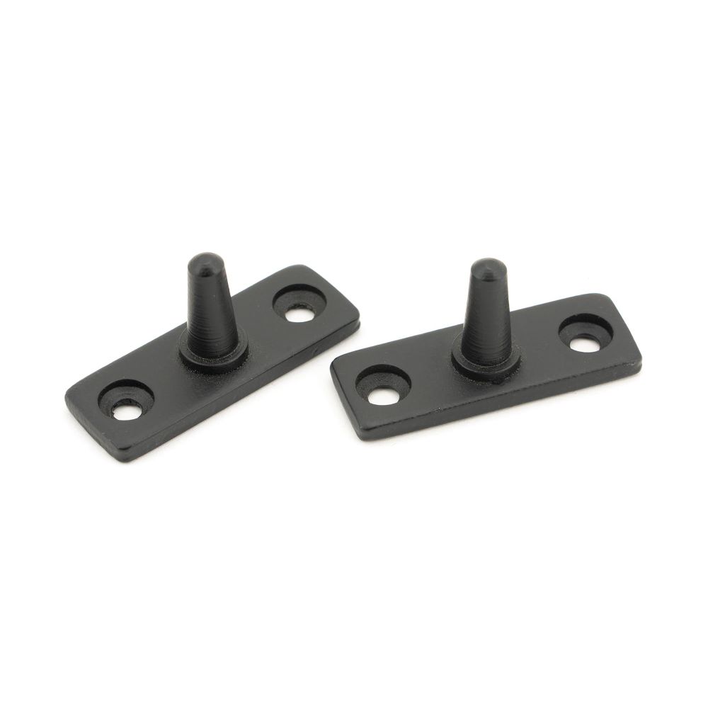 From The Anvil - Matt Black 10" Brompton Stay | Sku. 46186 | Trade Door Handles.