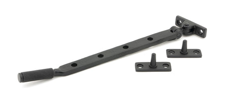 From The Anvil - Matt Black 10" Brompton Stay | Sku. 46186 | Trade Door Handles.
