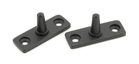 From The Anvil - Matt Black 12" Brompton Stay | Sku. 46187 | Trade Door Handles.