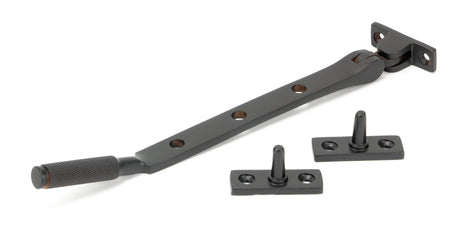 From The Anvil - Aged Bronze 8" Brompton Stay | Sku. 46191 | Trade Door Handles.