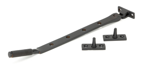 From The Anvil - Aged Bronze 10" Brompton Stay | Sku. 46192 | Trade Door Handles.