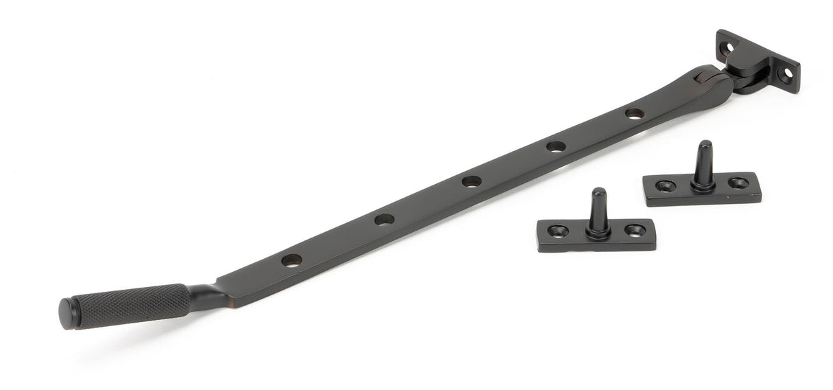 From The Anvil - Aged Bronze 12" Brompton Stay | Sku. 46193 | Trade Door Handles.