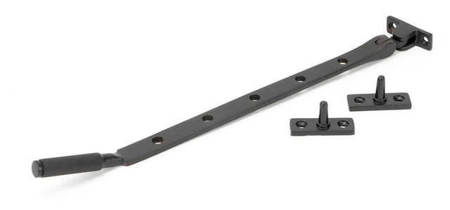 From The Anvil - Aged Bronze 12" Brompton Stay | Sku. 46193 | Trade Door Handles.