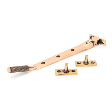 From The Anvil - Polished Bronze 8" Brompton Stay | Sku. 46194 | Trade Door Handles.