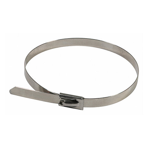 This is an image of Timco - Cable Ties - Stainless Steel 4.6 x 200mm - (100 PCS Bag) 46200CTSS