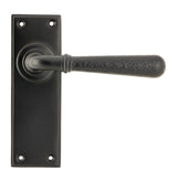 From The Anvil - Aged Bronze Hammered Newbury Lever Latch Set | Sku. 46222 | Trade Door Handles.