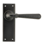 From The Anvil - Aged Bronze Hammered Newbury Lever Latch Set | Sku. 46222 | Trade Door Handles.