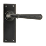 From The Anvil - Aged Bronze Hammered Newbury Lever Latch Set | Sku. 46222 | Trade Door Handles.