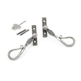 From The Anvil - Pewter 16mm Shepherd's Crook Espag - LH | Sku. 46232 | Trade Door Handles.