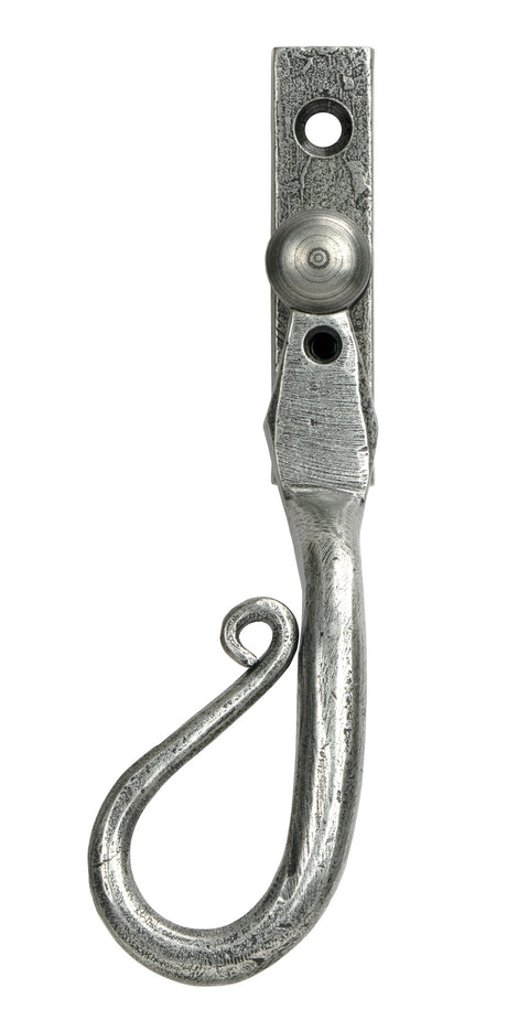 From The Anvil - Pewter 16mm Shepherd's Crook Espag - LH | Sku. 46232 | Trade Door Handles.