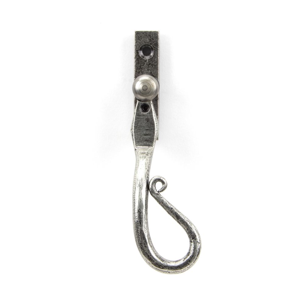 From The Anvil - Pewter 16mm Shepherd's Crook Espag - RH | Sku. 46233 | Trade Door Handles.