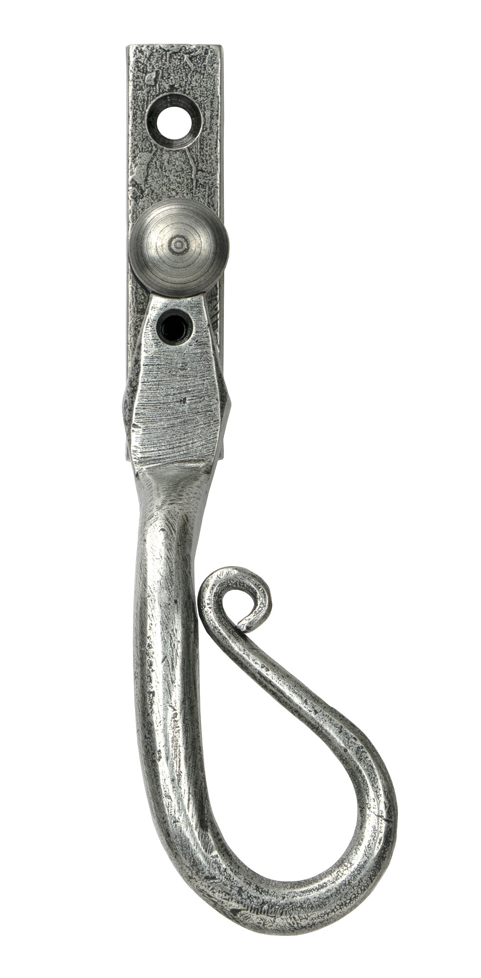 From The Anvil - Pewter 16mm Shepherd's Crook Espag - RH | Sku. 46233 | Trade Door Handles.
