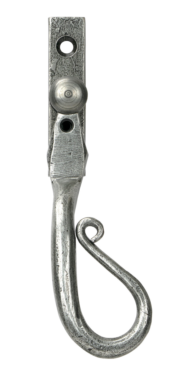 From The Anvil - Pewter 16mm Shepherd's Crook Espag - RH | Sku. 46233 | Trade Door Handles.