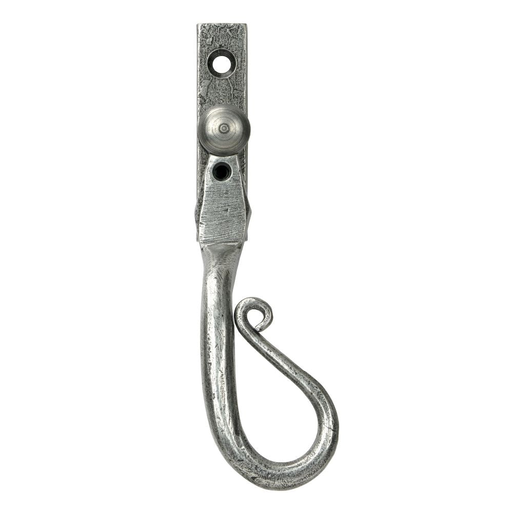 From The Anvil - Pewter 16mm Shepherd's Crook Espag - RH | Sku. 46233 | Trade Door Handles.