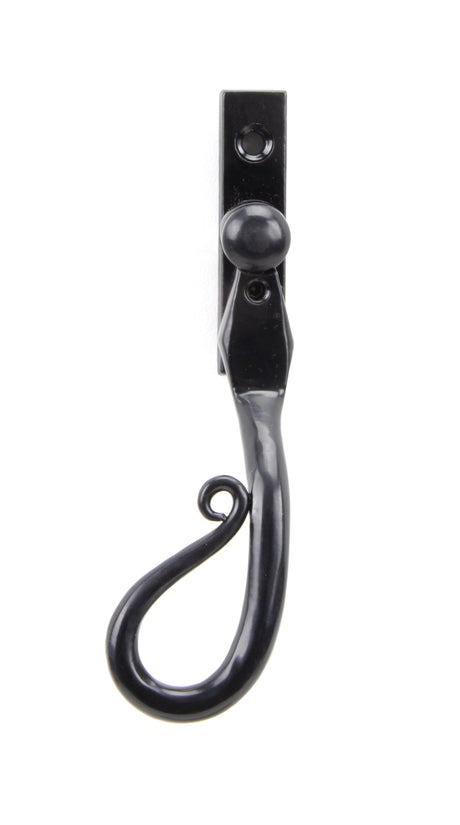 From The Anvil - Black 16mm Shepherd's Crook Espag - LH | Sku. 46234 | Trade Door Handles.