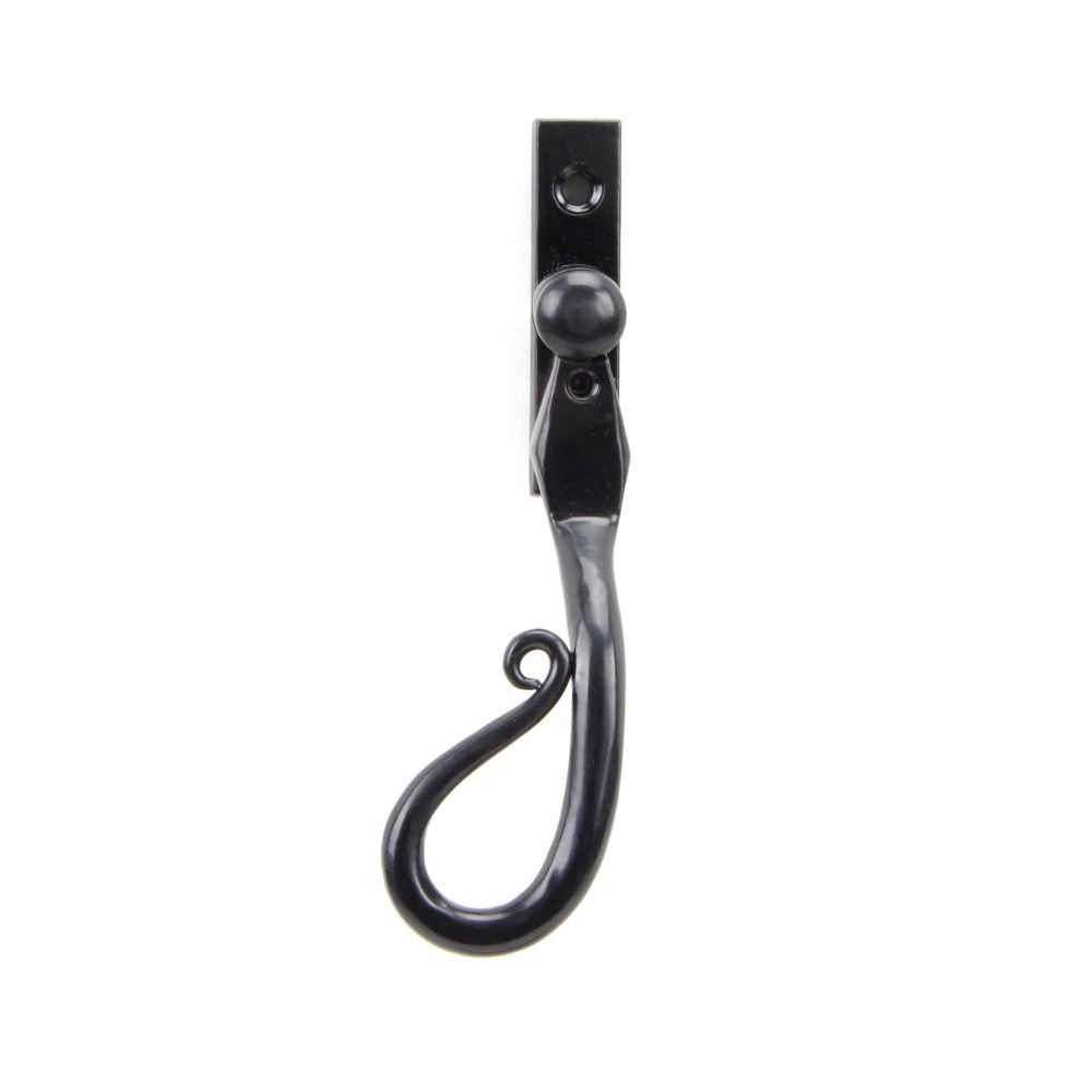 From The Anvil - Black 16mm Shepherd's Crook Espag - LH | Sku. 46234 | Trade Door Handles.