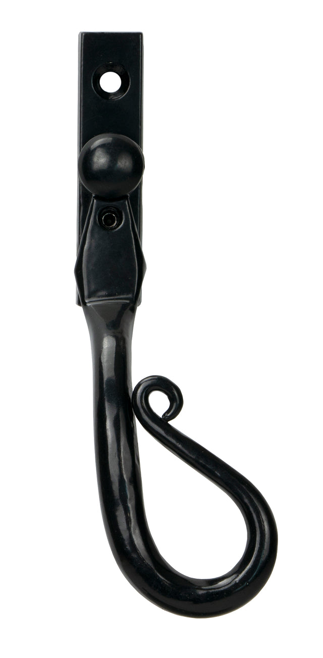 From The Anvil - Black 16mm Shepherd's Crook Espag - RH | Sku. 46235 | Trade Door Handles.