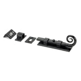 From The Anvil - Black 4" Monkeytail Universal Bolt | Sku. 46236 | Trade Door Handles.