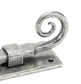 From The Anvil - Pewter 4" Monkeytail Universal Bolt | Sku. 46238 | Trade Door Handles.