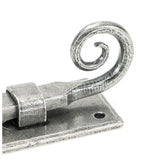 From The Anvil - Pewter 4" Monkeytail Universal Bolt | Sku. 46238 | Trade Door Handles.