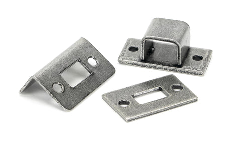 From The Anvil - Pewter 4" Monkeytail Universal Bolt | Sku. 46238 | Trade Door Handles.