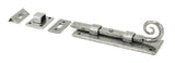 From The Anvil - Pewter 6" Monkeytail Universal Bolt | Sku. 46239 | Trade Door Handles.