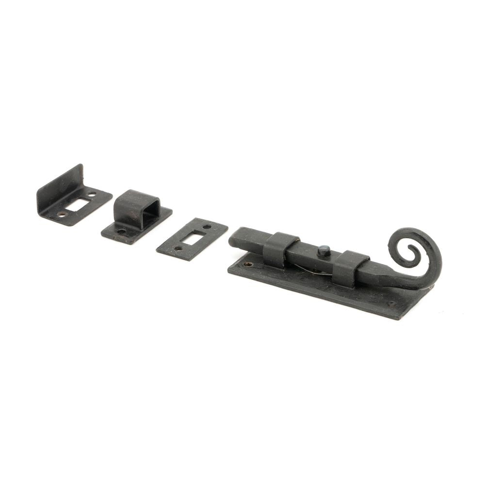 From The Anvil - External Beeswax 4" Monkeytail Universal Bolt | Sku. 46240 | Trade Door Handles.