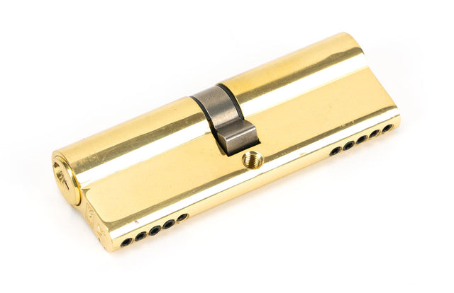 From The Anvil - Lacquered Brass 45/45 5pin Euro Cylinder | Sku. 46242 | Trade Door Handles.