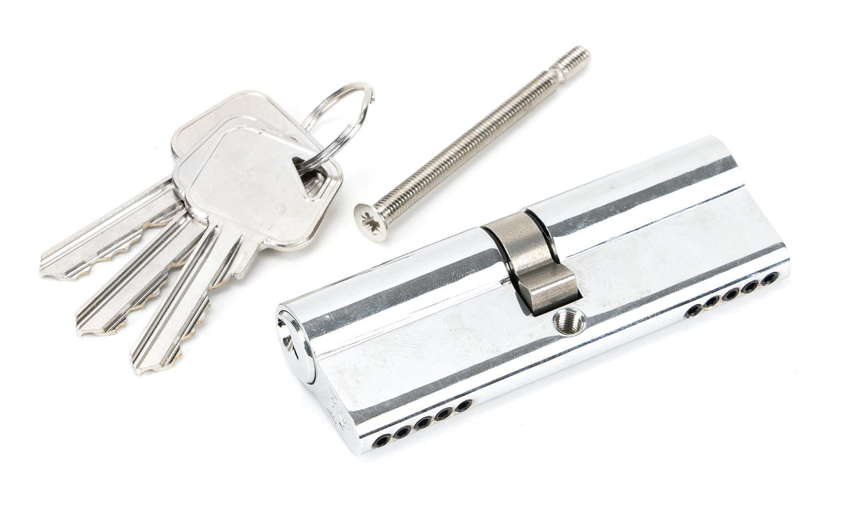 From The Anvil - Polished Chrome 45/45 5pin Euro Cylinder | Sku. 46243 | Trade Door Handles.