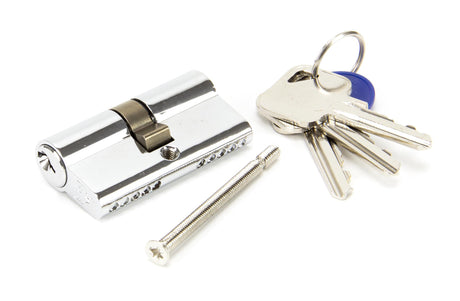 From The Anvil - Polished Chrome 30/30 5pin Euro Cylinder KA | Sku. 46246 | Trade Door Handles.