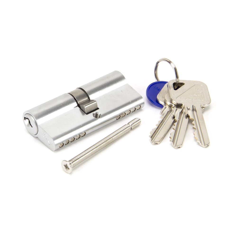 From The Anvil - Satin Chrome 35/35 5pin Euro Cylinder KA | Sku. 46250 | Trade Door Handles.
