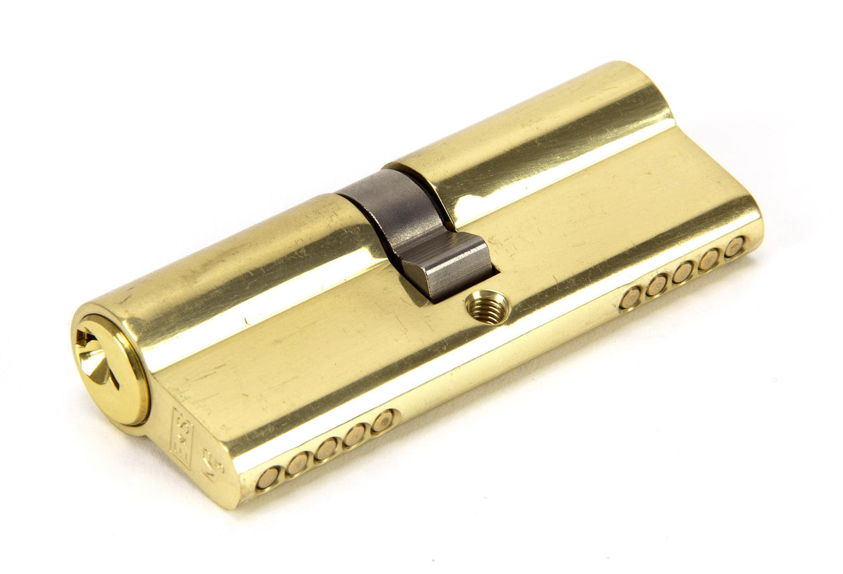 From The Anvil - Lacquered Brass 40/40 5pin Euro Cylinder KA | Sku. 46251 | Trade Door Handles.
