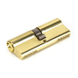 From The Anvil - Lacquered Brass 40/40 5pin Euro Cylinder KA | Sku. 46251 | Trade Door Handles.
