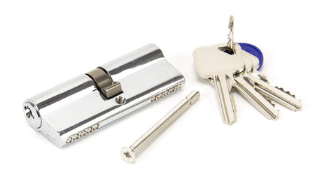From The Anvil - Polished Chrome 40/40 5pin Euro Cylinder KA | Sku. 46252 | Trade Door Handles.