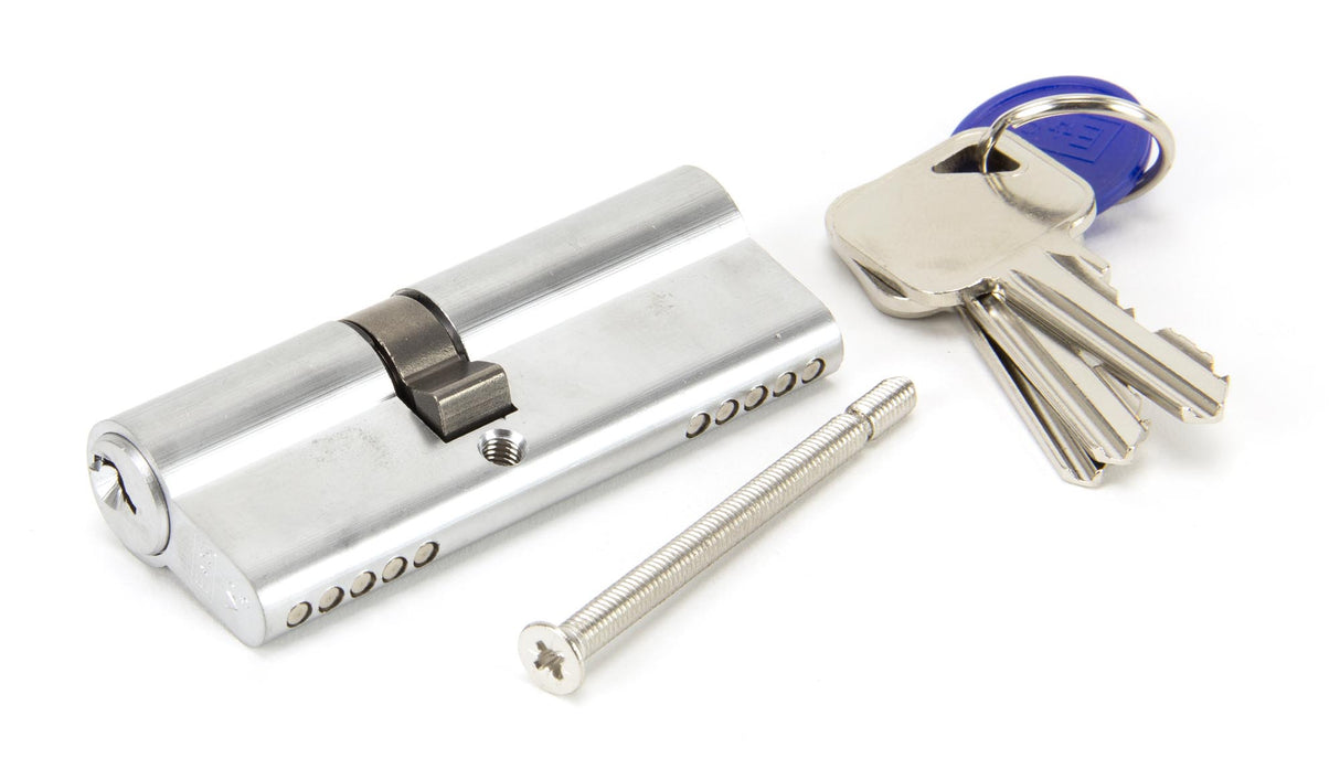 From The Anvil - Satin Chrome 35/45 5pin Euro Cylinder KA | Sku. 46256 | Trade Door Handles.