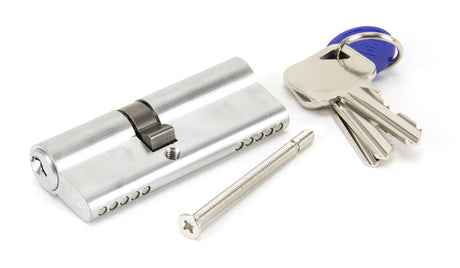 From The Anvil - Satin Chrome 35/45 5pin Euro Cylinder KA | Sku. 46256 | Trade Door Handles.