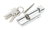 From The Anvil - Polished Chrome 35/45T 5pin Euro Cylinder/Thumbturn | Sku. 46264 | Trade Door Handles.