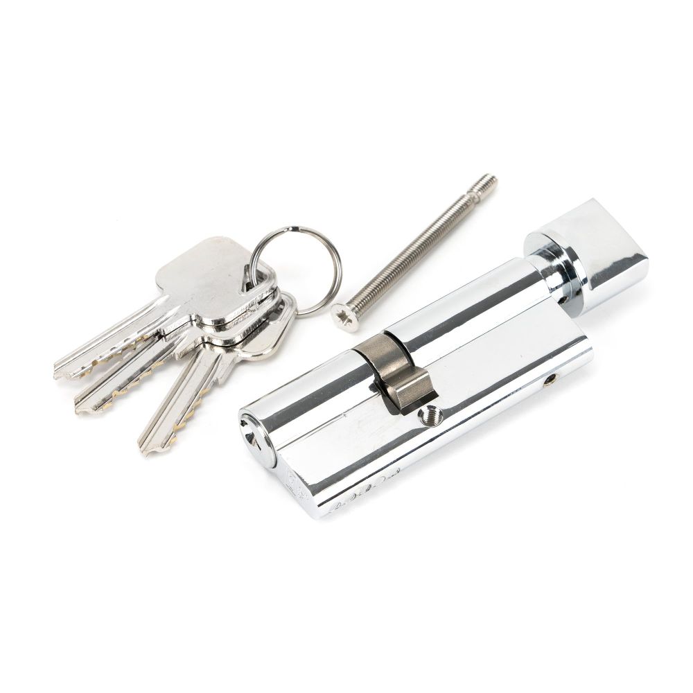 From The Anvil - Polished Chrome 35/45T 5pin Euro Cylinder/Thumbturn | Sku. 46264 | Trade Door Handles.