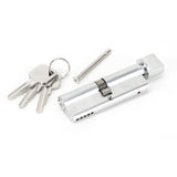 From The Anvil - Polished Chrome 45/45 5pin Euro Cylinder/Thumbturn | Sku. 46267 | Trade Door Handles.