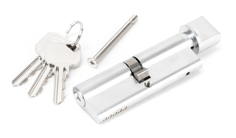 From The Anvil - Satin Chrome 45/45 5pin Euro Cylinder/Thumbturn | Sku. 46268 | Trade Door Handles.
