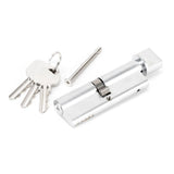 From The Anvil - Satin Chrome 45/45 5pin Euro Cylinder/Thumbturn | Sku. 46268 | Trade Door Handles.