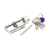 From The Anvil - Polished Chrome 30/30 5pin Euro Cylinder/Thumbturn KA | Sku. 46270 | Trade Door Handles.