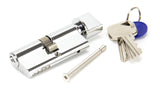 From The Anvil - Polished Chrome 35/35 5pin Euro Cylinder/Thumbturn KA | Sku. 46273 | Trade Door Handles.