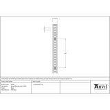 From The Anvil - Black Raised Bookcase Strip 1.83m | Sku. 46284 | Trade Door Handles.